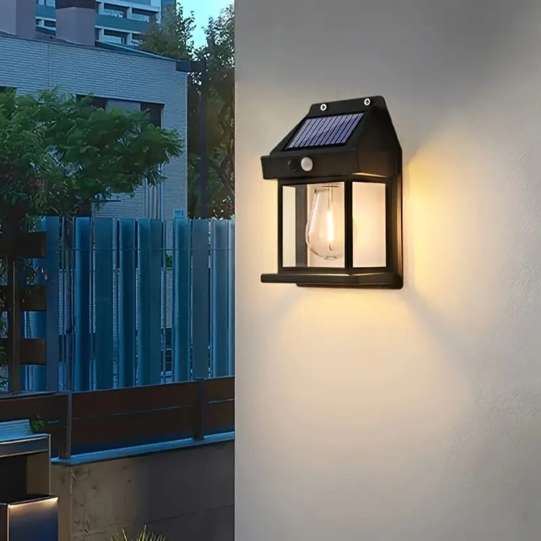 Lampa Ścienna Solarna z Czujnikiem Ruchu do Ogrodu