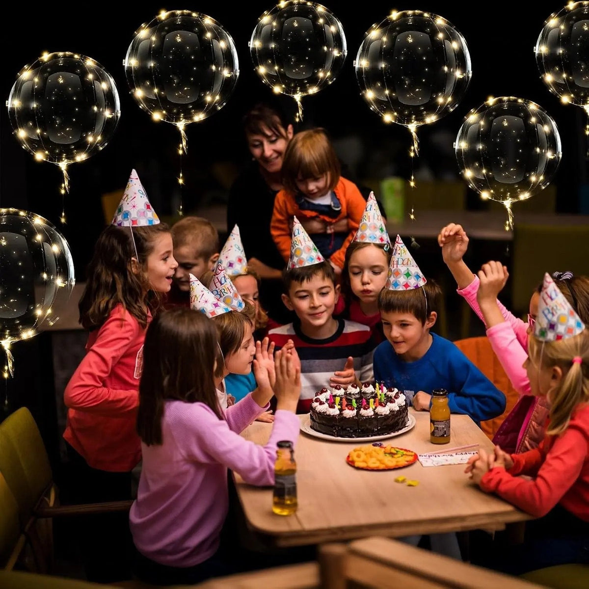 Lampa Ogrodowa Balon LED na Przyjęcie w Ogrodzie 45 Cm
