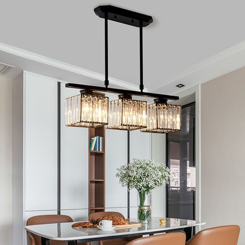 Lampa Wisząca LED Skandynawska ze Szklanym Kloszem i Regulowaną Wysokością