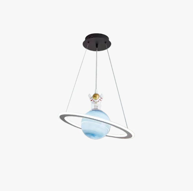 Lampa Wisząca Kosmiczna Planeta LED do Pokoju Dziecięcego
