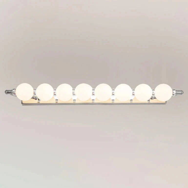 Lampa Ścienna do Lustra Nowoczesna z Okrągłymi Kloszami nad Lustro Łazienkowe