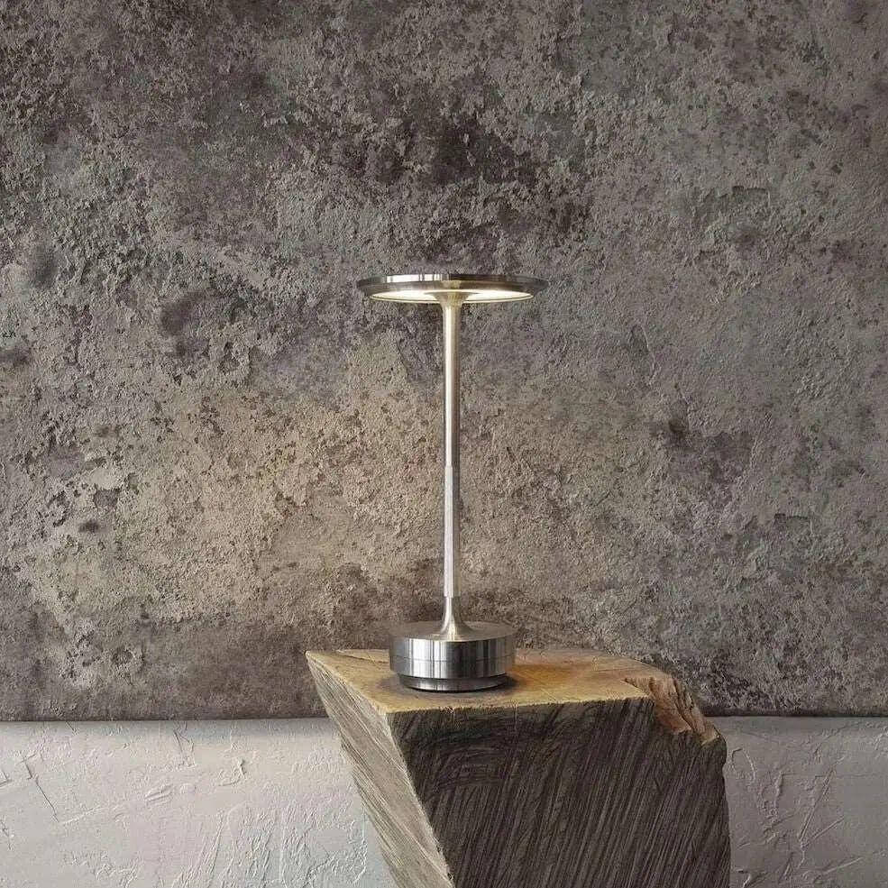 Lampa Stołowa Minimalistyczna Bezprzewodowa z Dotykowym Ściemniaczem