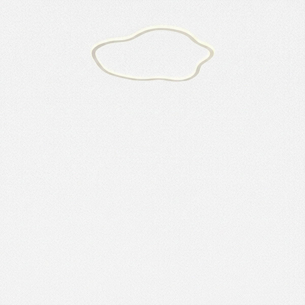 Lampa Sufitowa Minimalistyczna w Kształcie Chmury z Miękkim Światłem