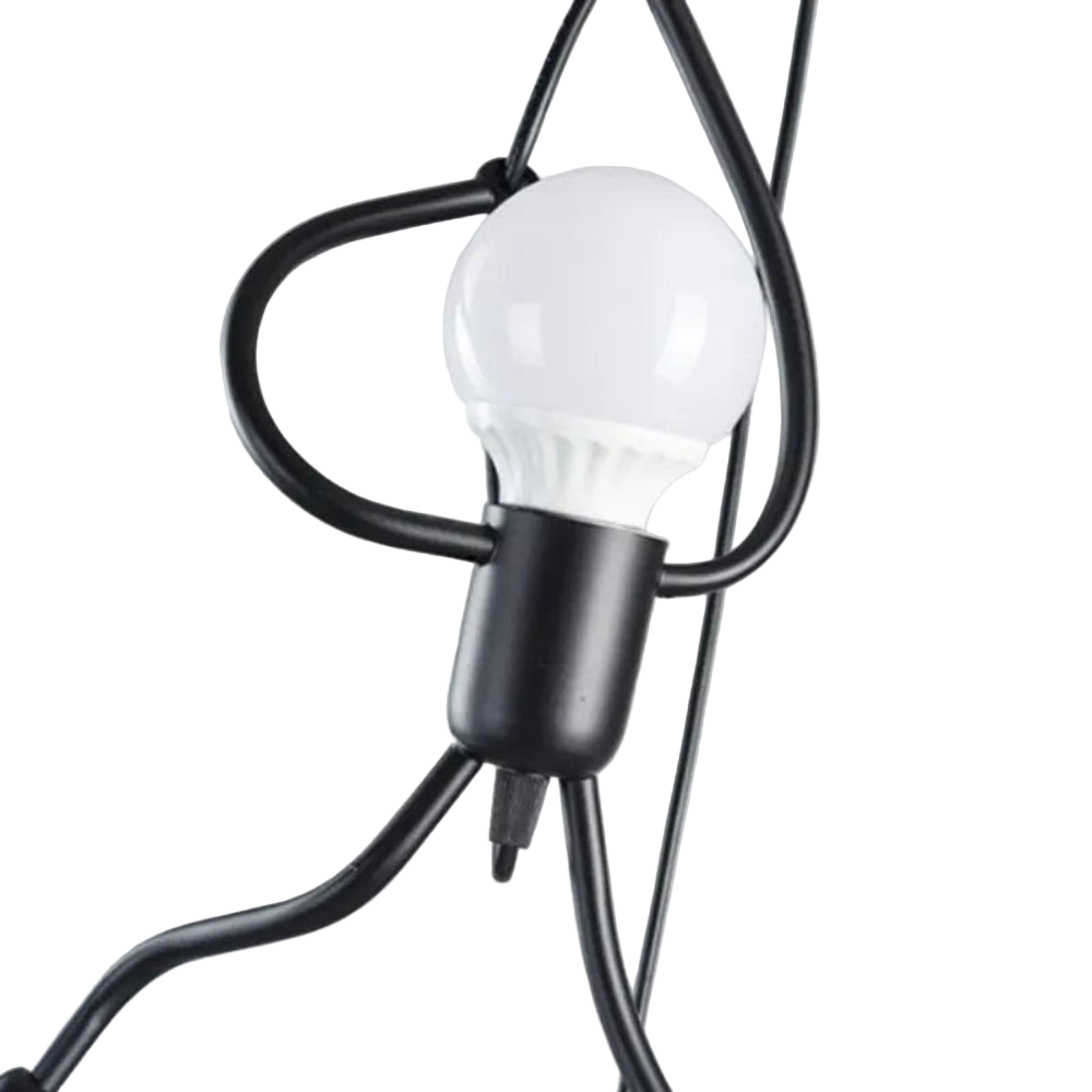 Lampa Wisząca Nowoczesna w Kształcie Ludzika z Regulowaną Wysokością
