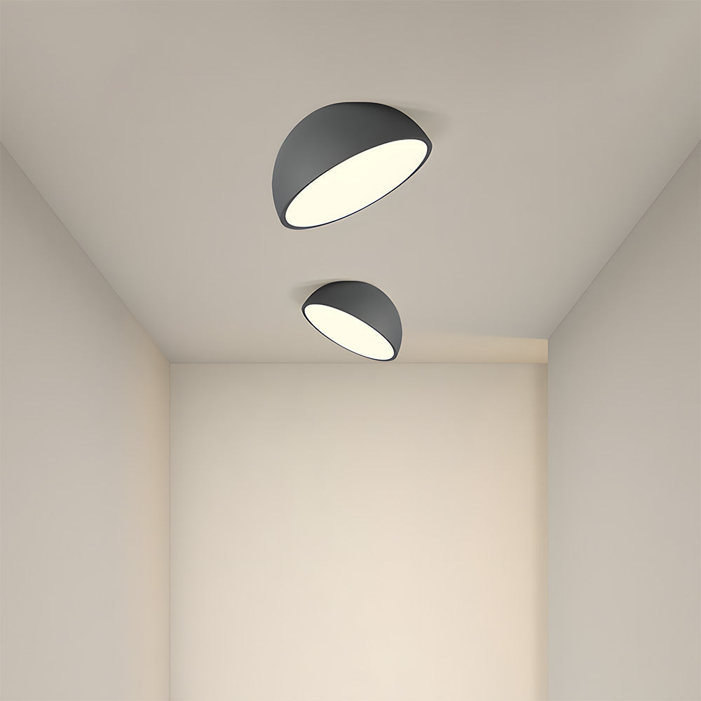 Lampa Sufitowa Minimalistyczna z Okrągłym Kloszem