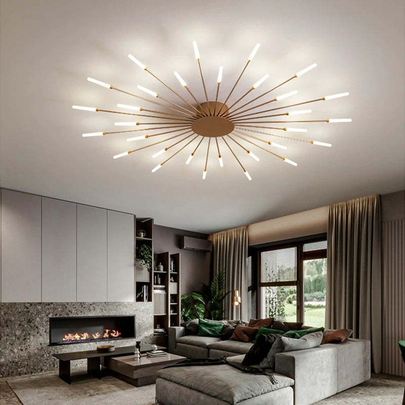 Lampa Sufitowa Modern Art Deco Wielopunktowa