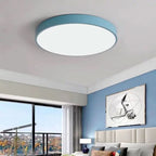 Lampa Sufitowa LED Okrągła Nowoczesna - Niebieski