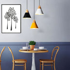 Lampa Wisząca Skandynawska z Drewnianym Akcentem - 6