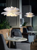 Lampa Wisząca Lotos z Warstwowymi Akrylowymi Płatkami - 8