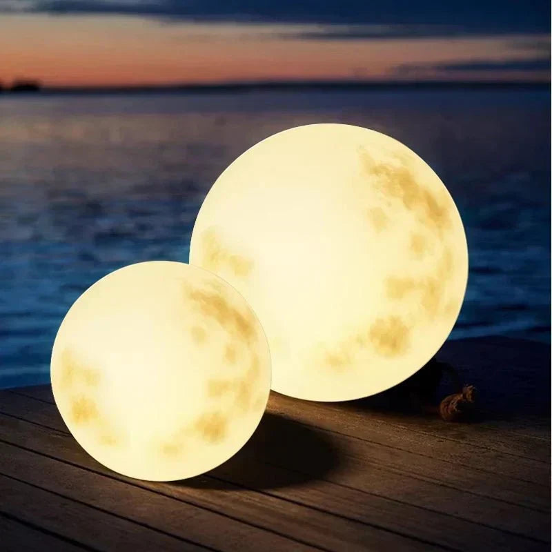 Lampa Ogrodowa Księżyc z Akumulatorem USB - 2