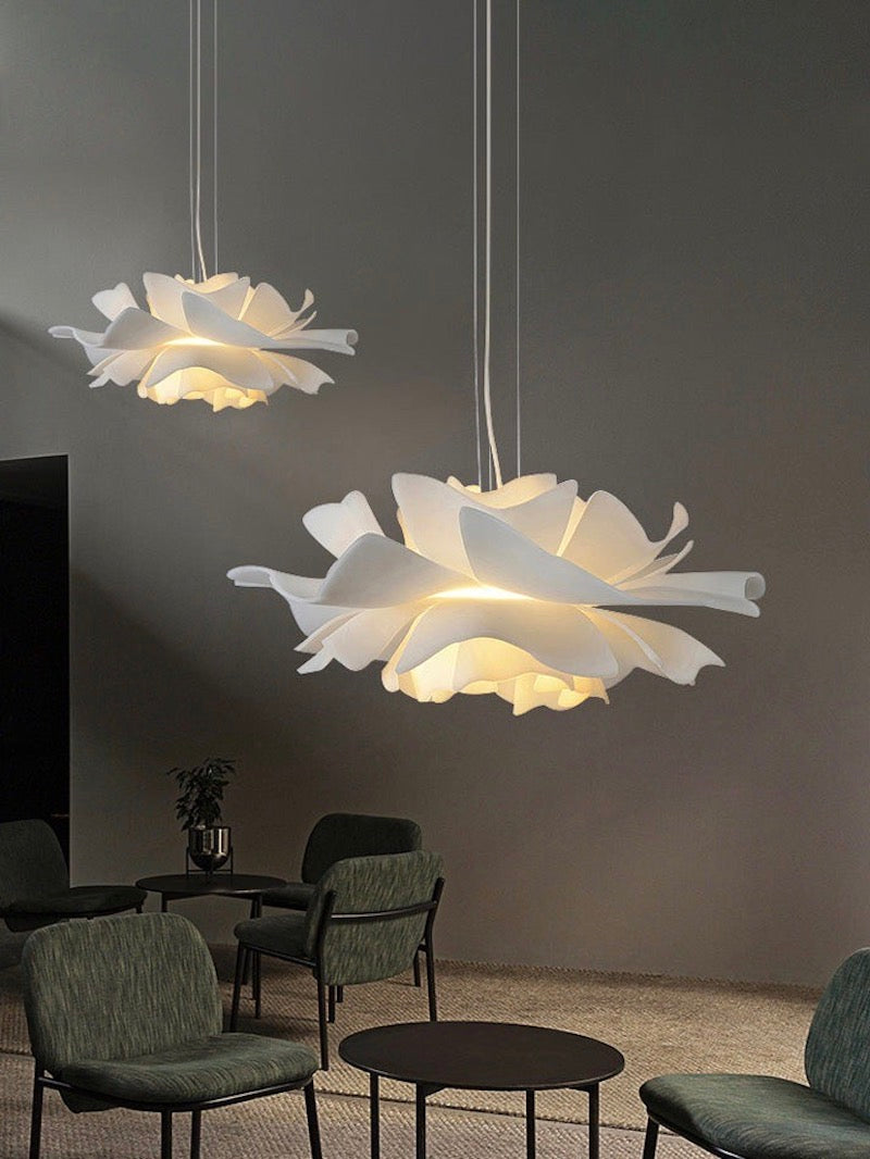 Lampa Wisząca Lotos z Warstwowymi Akrylowymi Płatkami - 10