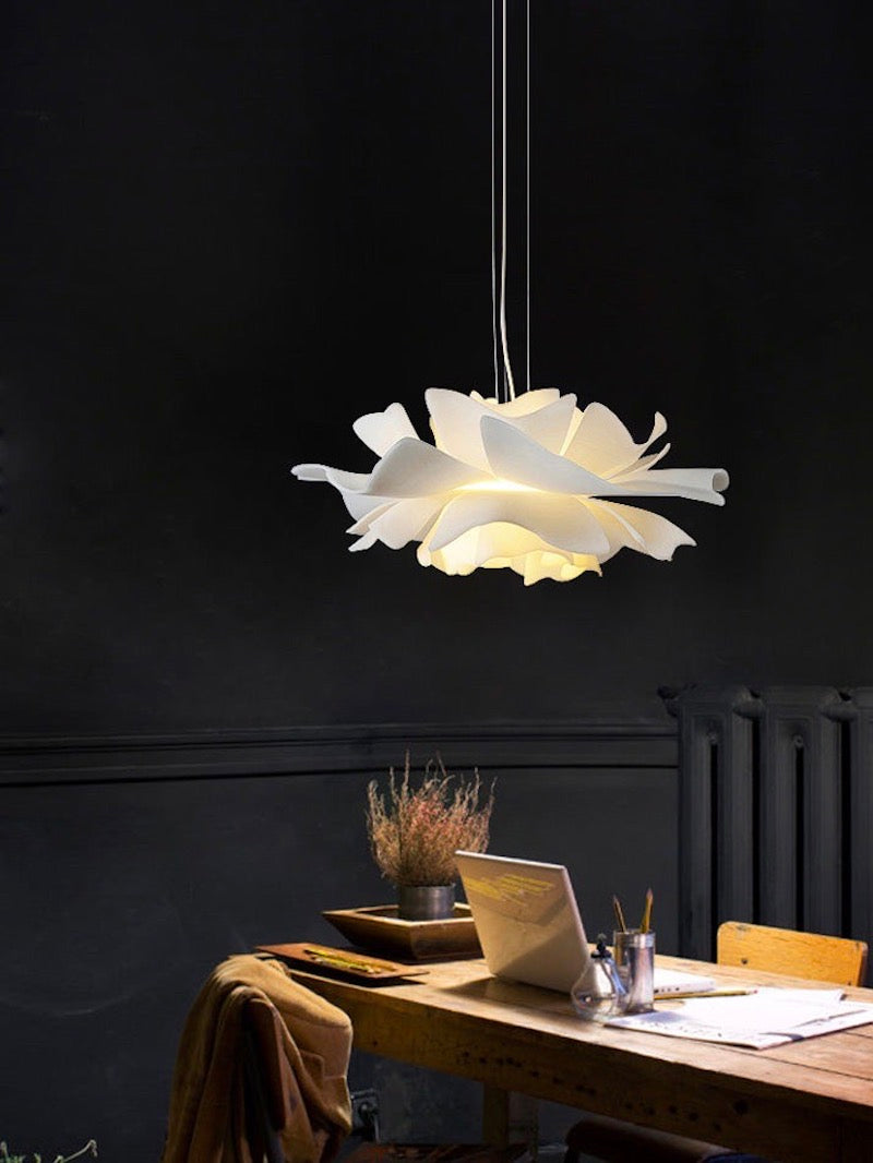 Lampa Wisząca Lotos z Warstwowymi Akrylowymi Płatkami - 11