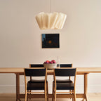 Lampa Wisząca Skandynawska z Plisowanym Abażurem - 3