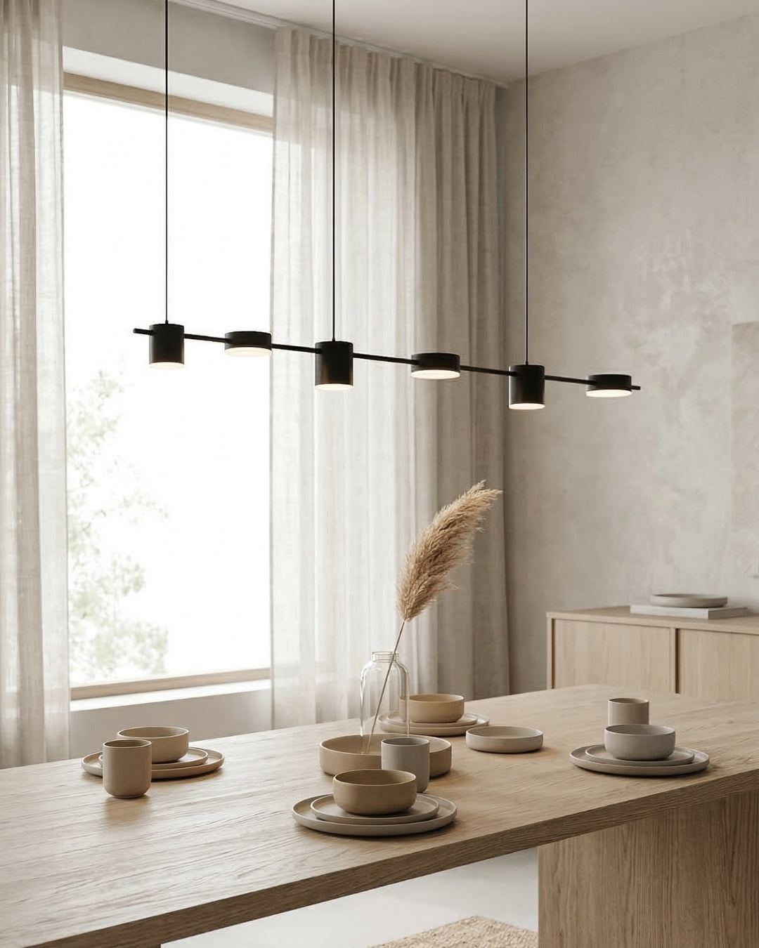 Lampa Wisząca Liniowa LED z Akrylowym Kloszem - 7
