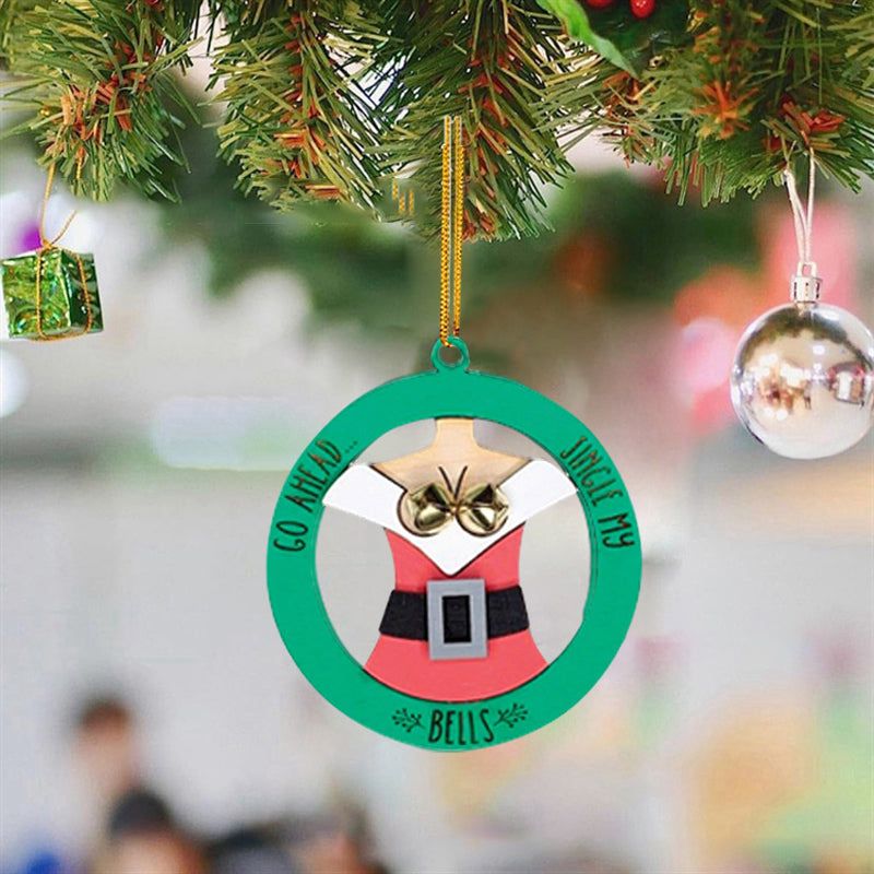 Ozdoby Choinkowe Ręcznie Malowane z Dzwoneczkami - 12