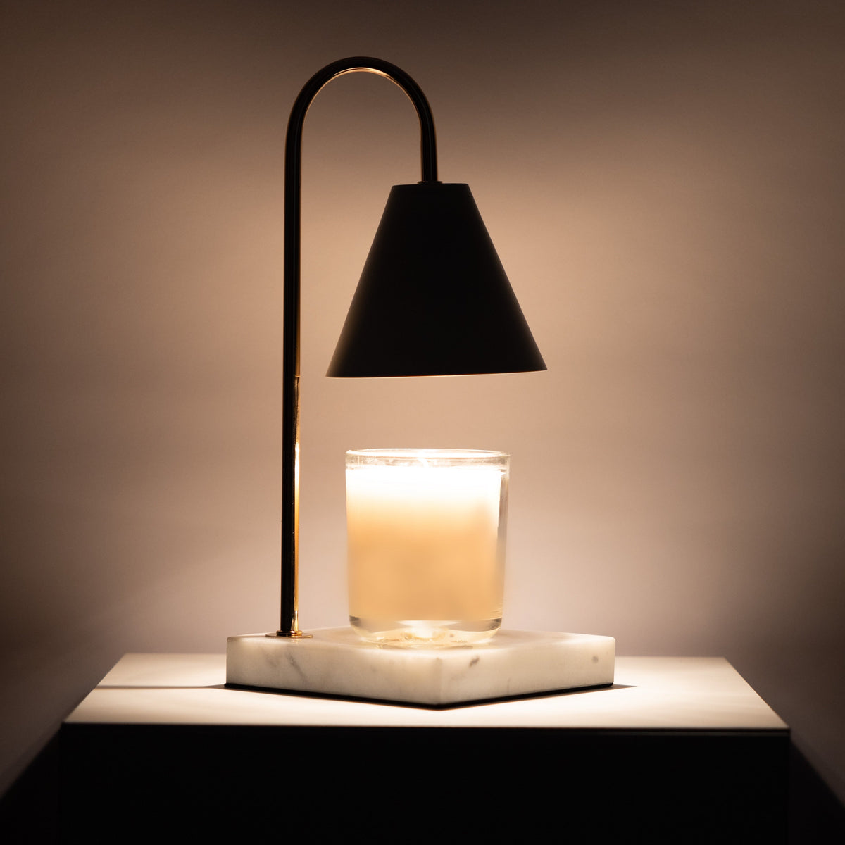 Lampa Podgrzewacz do Świec z Efektem Marmuru - 4