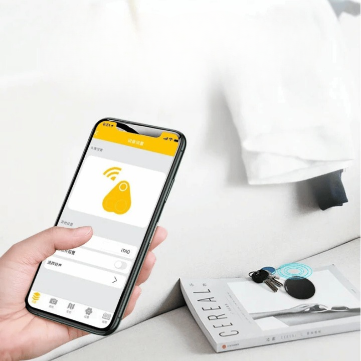 Lokalizator Bluetooth do Kluczy, Zestaw 2 Szt. z Alarmem Zagubienia - 5