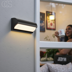 Kinkiet Zewnętrzny LED Czarny IP65 z Ciepłą Bielą - 3