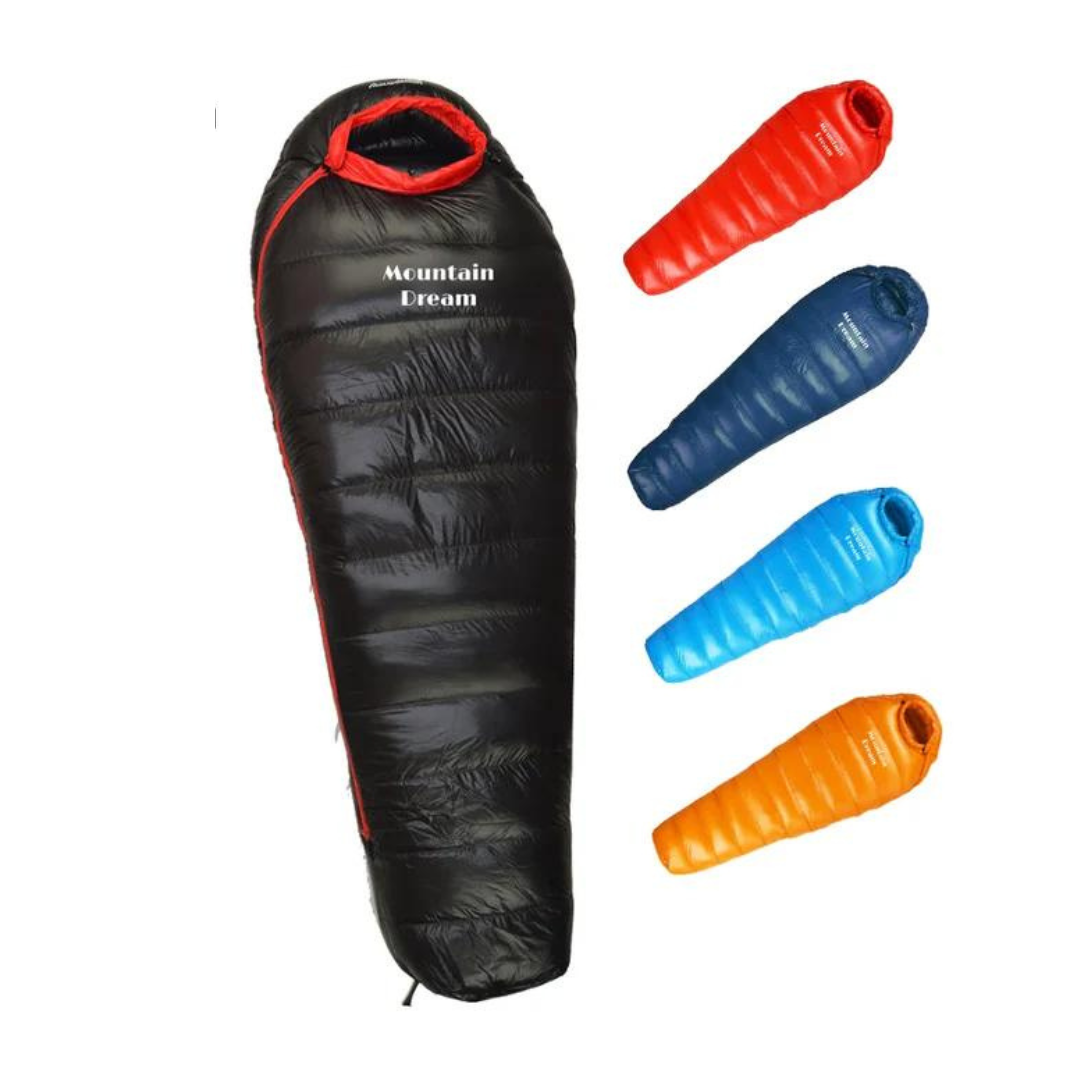 Śpiwór Puchowy Zimowy z Nylonu Ripstop - 6