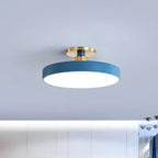 Lampa Sufitowa Skandynawska Okrągła z Akrylowym Kloszem LED - 7