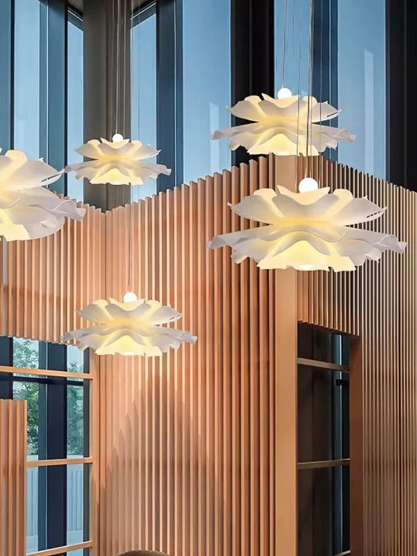 Lampa Wisząca Lotos z Warstwowymi Akrylowymi Płatkami - 6