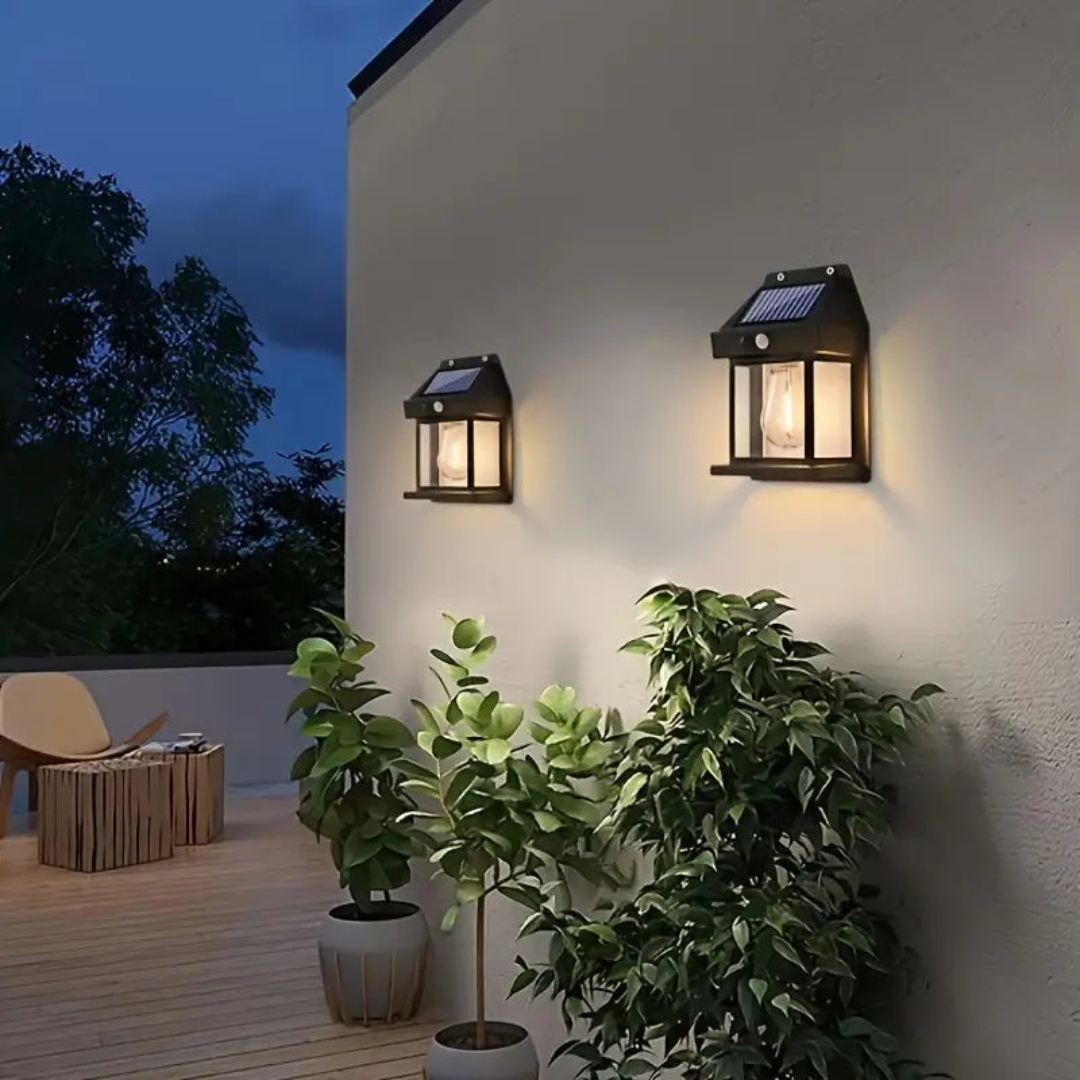 Lampa Ścienna Solarna z Czujnikiem Ruchu do Ogrodu - 4