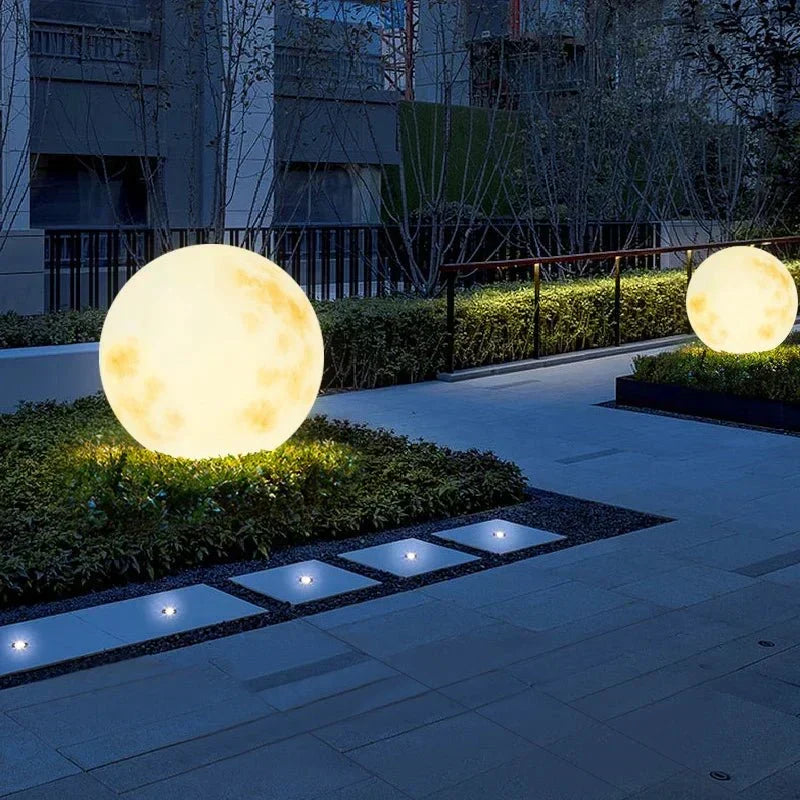 Lampa Ogrodowa Księżyc z Akumulatorem USB - 4