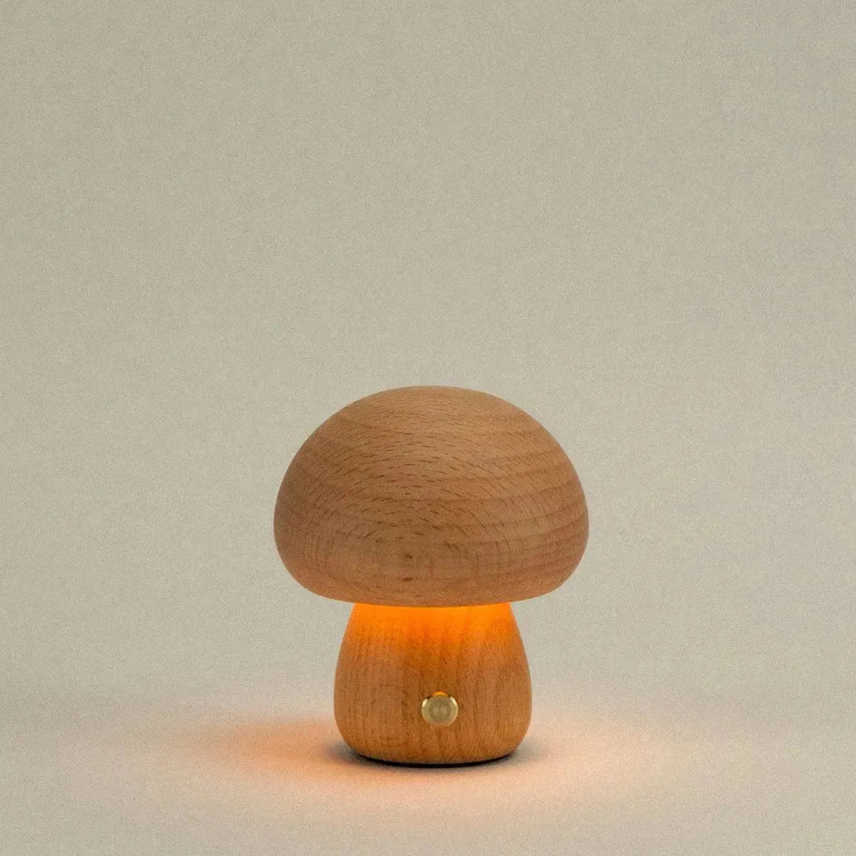 Lampa Stołowa Drewniana Ładowalna z Dotykowym Ściemnianiem - 4
