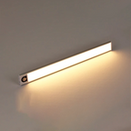 Lampa LED Podszafkowa z Czujnikiem Ruchu i Ładowaniem USB - Srebrny