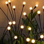 Lampa Ogrodowa Solarna Świetlik z Ciepłobiałymi Diodami LED - 7