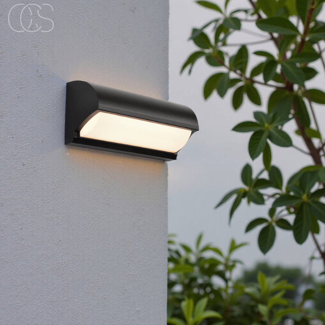 Kinkiet Zewnętrzny LED Czarny IP65 z Ciepłą Bielą - 6
