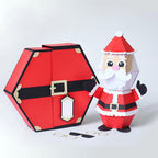 Kartka Świąteczna Pudełko z Mikołajem 3D Pop-Up - 5