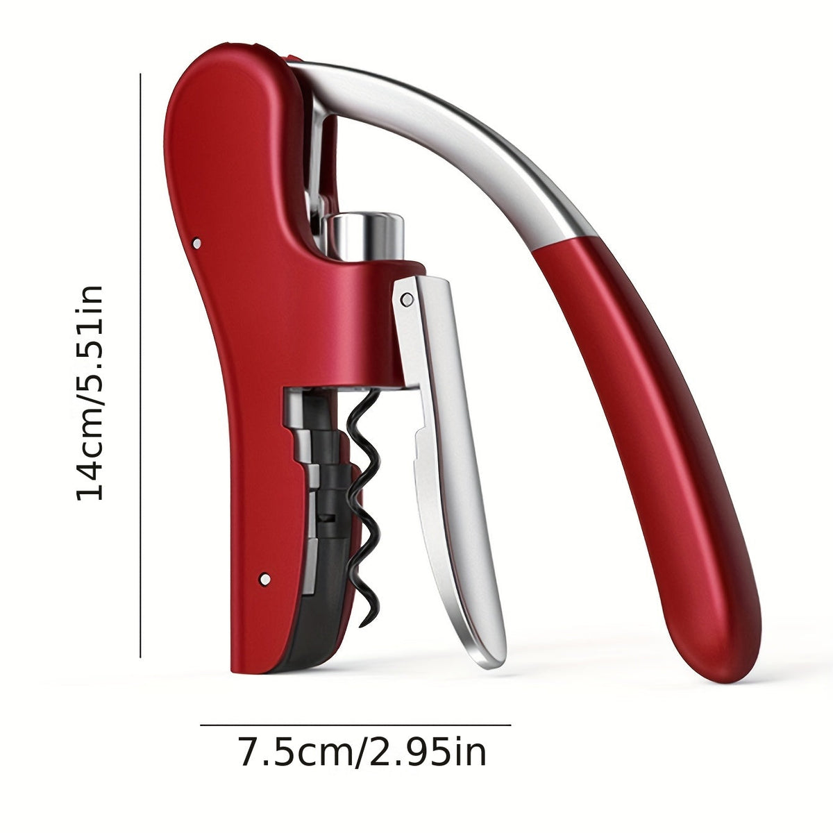 Korkociąg Dźwigniowy Ergonomiczny do Wina