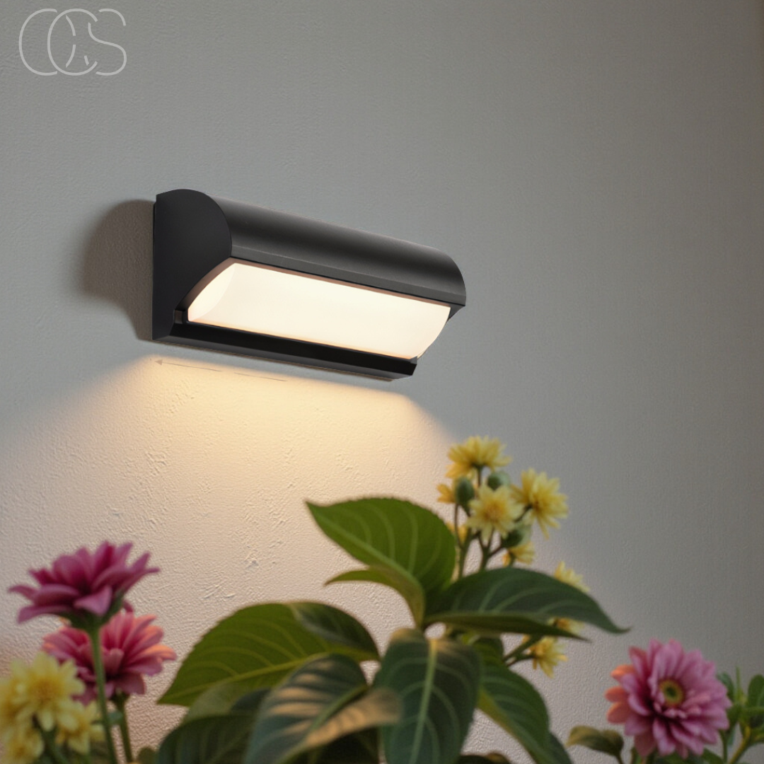 Kinkiet Zewnętrzny LED Czarny IP65 z Ciepłą Bielą - 4