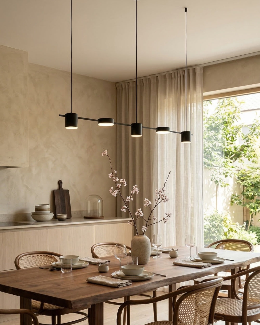 Lampa Wisząca Liniowa LED z Akrylowym Kloszem - 4