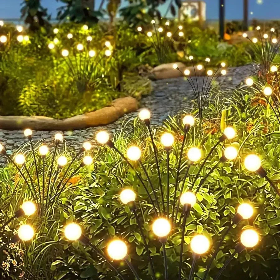 Lampa Ogrodowa Solarna Świetlik z Ciepłobiałymi Diodami LED - 6