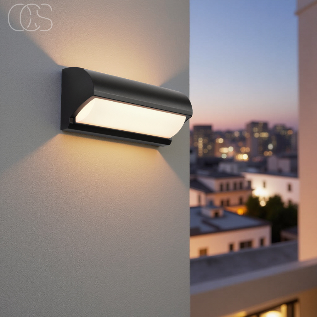 Kinkiet Zewnętrzny LED Czarny IP65 z Ciepłą Bielą - 5