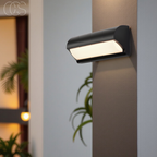 Kinkiet Zewnętrzny LED Czarny IP65 z Ciepłą Bielą - 7