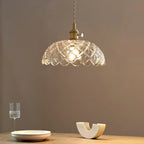 Lampa Wisząca Vintage ze Szklanym Kloszem i Regulowanym Przewodem - 10