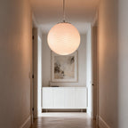 Lampa Wisząca Kula ze Szklanym Kloszem Ręcznie Dmuchanym - 8