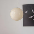 Lampa Wisząca Kula ze Szklanym Kloszem Ręcznie Dmuchanym - 6