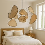 Lampa Wisząca z Plecionego Rattanu Skandynawska - 2