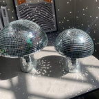 Dekoracja Ogrodowa Grzybek Retro z Lustrzanych Płytek Disco - 6