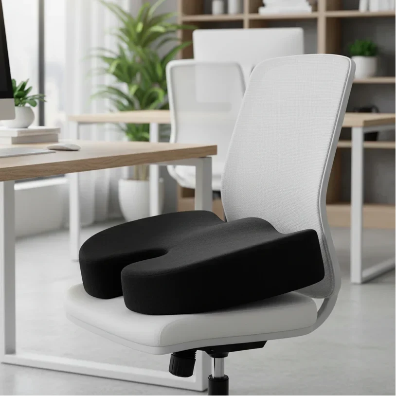 Poduszka Siedząca Ergonomiczna z Pianką Memory w Kształcie u