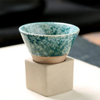 Filiżanki do Espresso Ceramiczne Zestaw 2 Szt. Ręcznie Szkliwione 100 - 7