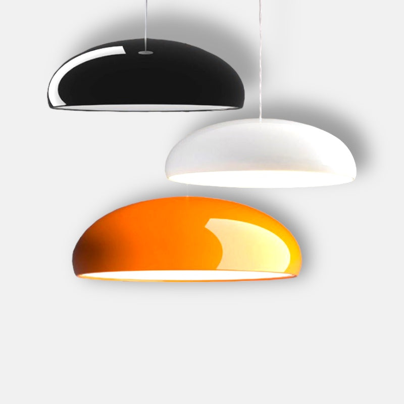 Lampa Wisząca Włoska z Metalowym Kloszem 45 Cm
