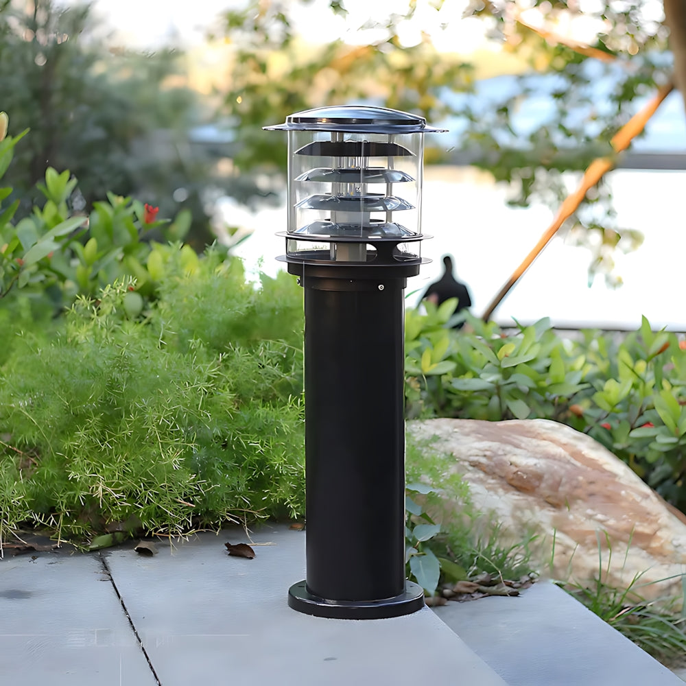 Lampa Ogrodowa Aluminiowa IP65 z Oprawką E27 - 6