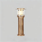 Lampa Ogrodowa Aluminiowa IP65 z Oprawką E27 - Brązowy
