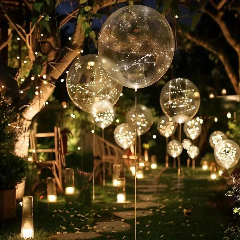 Lampa Ogrodowa Balon LED na Przyjęcie w Ogrodzie 45 Cm - 6
