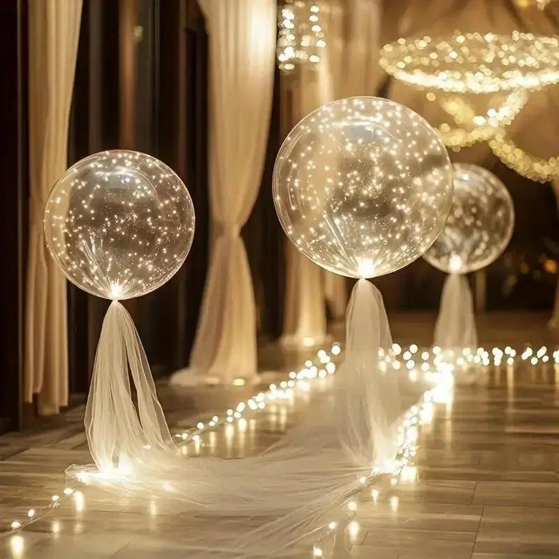 Lampa Ogrodowa Balon LED na Przyjęcie w Ogrodzie 45 Cm - 7